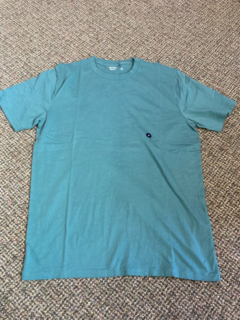 Hollister Classic Fit Men's Green Crew Neck T-Shirt Mens Size Medium NWT
